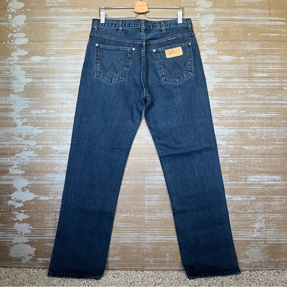 Vintage Wrangler Blue Bell 13MWZ Cowboy Cut Jeans Dark Wash 1950s 1960s Mens 36